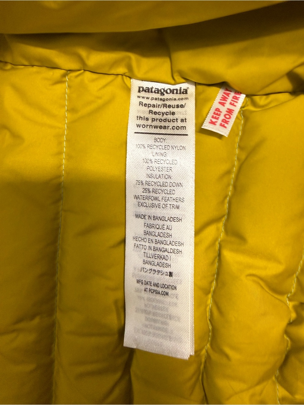 Patagonia Baby Down Sweater Vest 2T Colorblock Puffer Toddler Kids - Picture 7 of 12